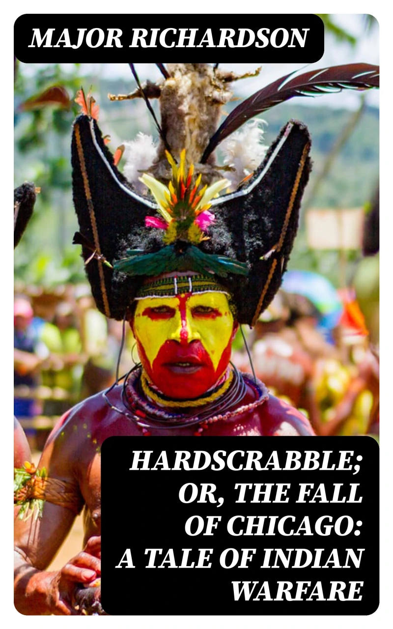 Portada: Hardscrabble; or, the fall of Chicago: a tale of Indian warfare