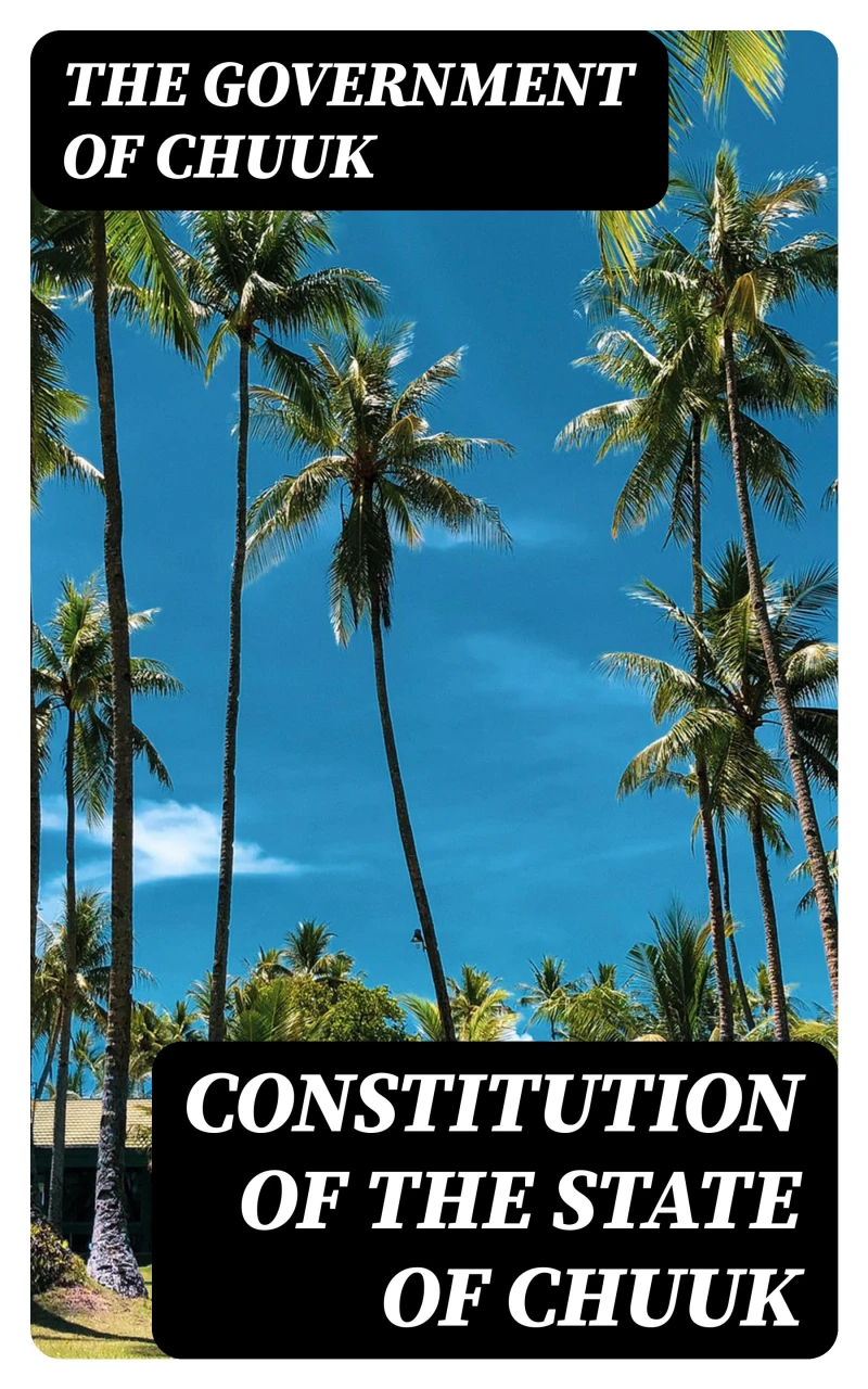Portada: Constitution of the State of Chuuk