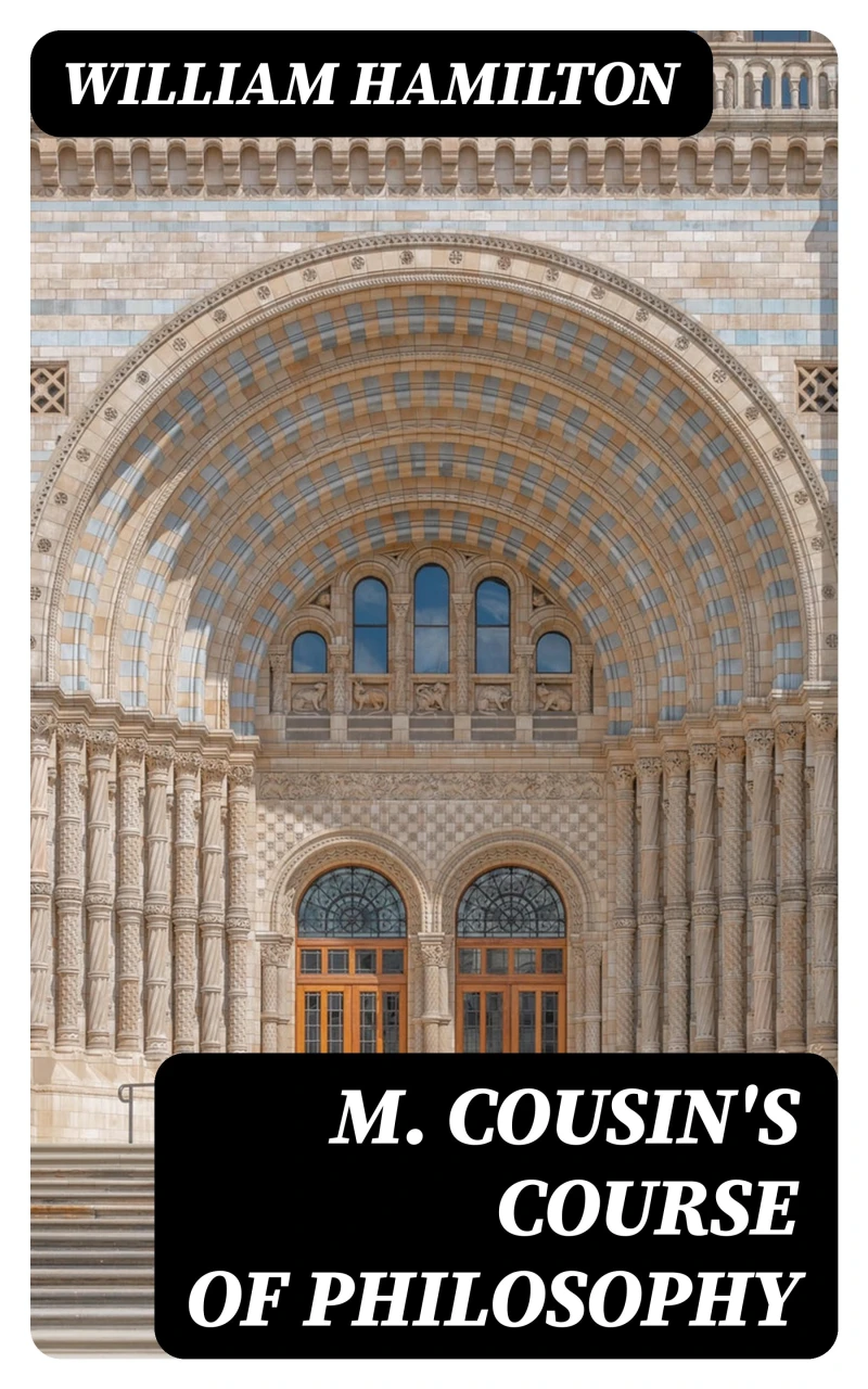 Portada: M. Cousin's Course of Philosophy