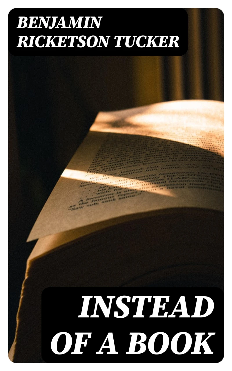 Portada: Instead of a Book