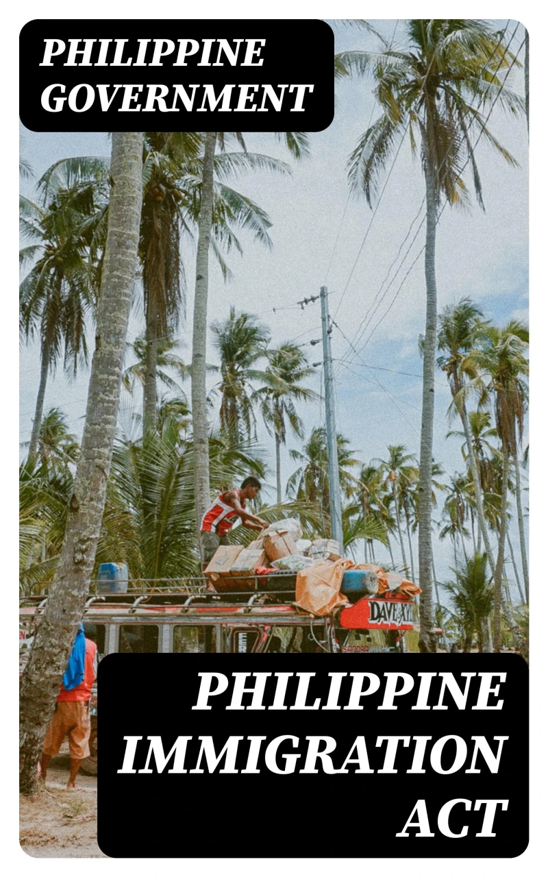 Portada: Philippine Immigration Act