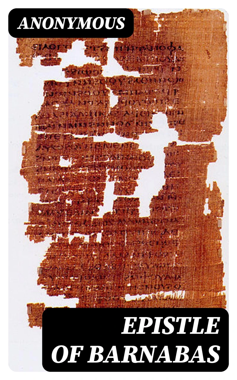 Portada: Epistle of Barnabas