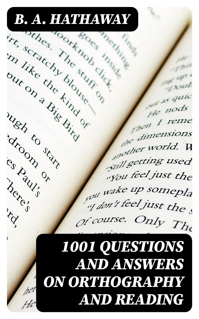 Portada: 1001 Questions and Answers on Orthography and Reading