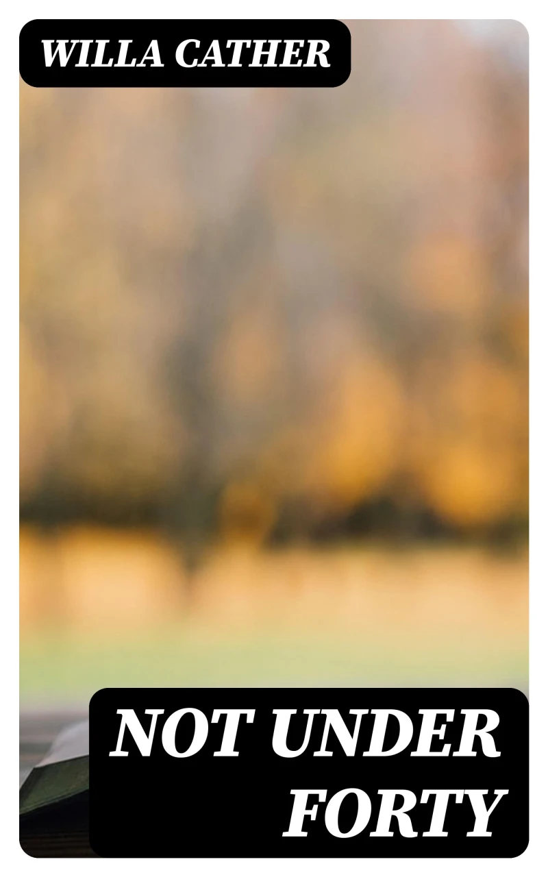 Portada: Not Under Forty