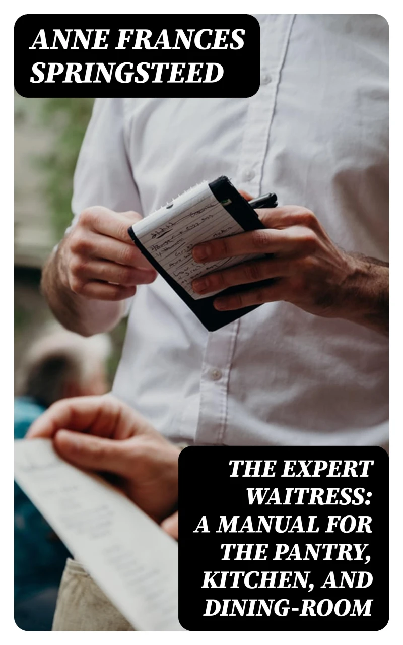 Portada: The Expert Waitress: A Manual for the Pantry, Kitchen, and Dining-Room