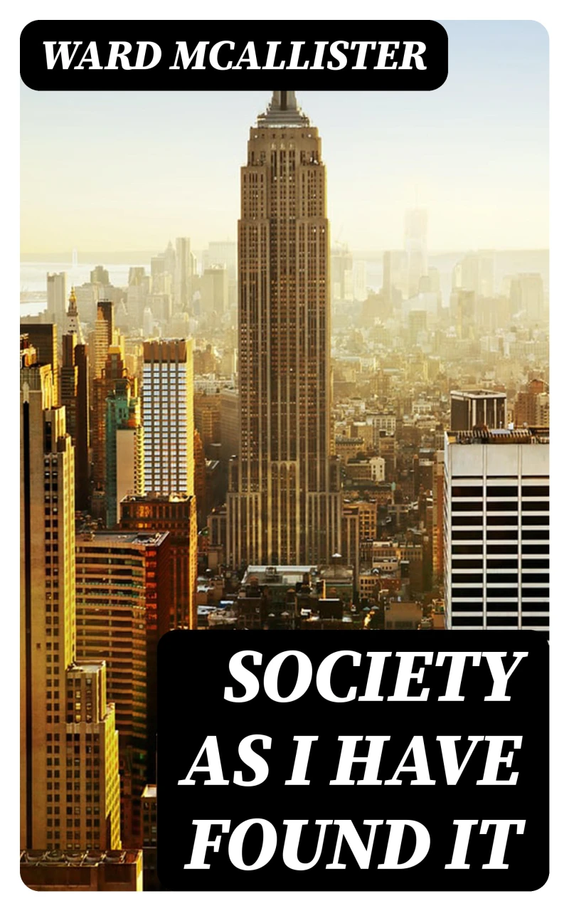 Portada: Society as I Have Found It