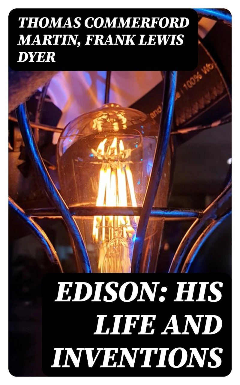 Portada: Edison: His Life and Inventions