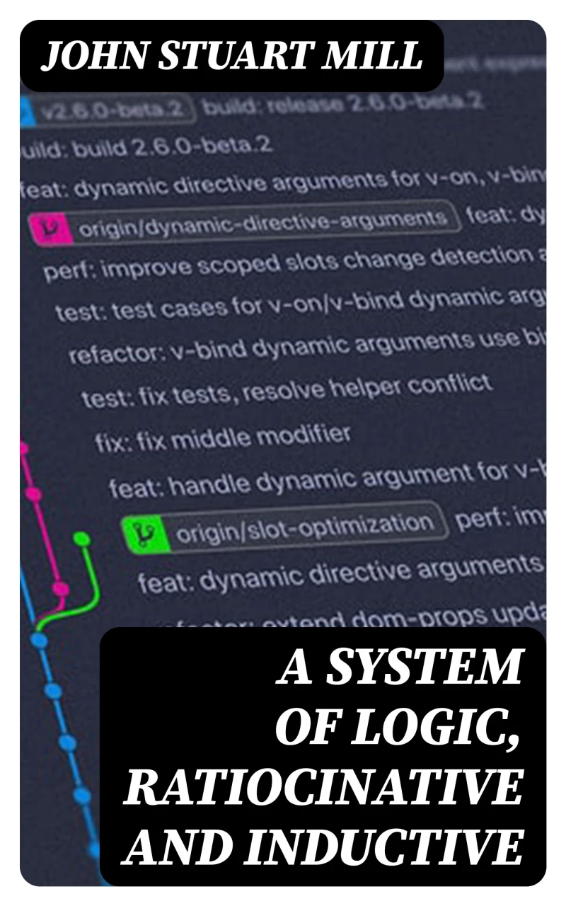 Portada: A System of Logic, Ratiocinative and Inductive