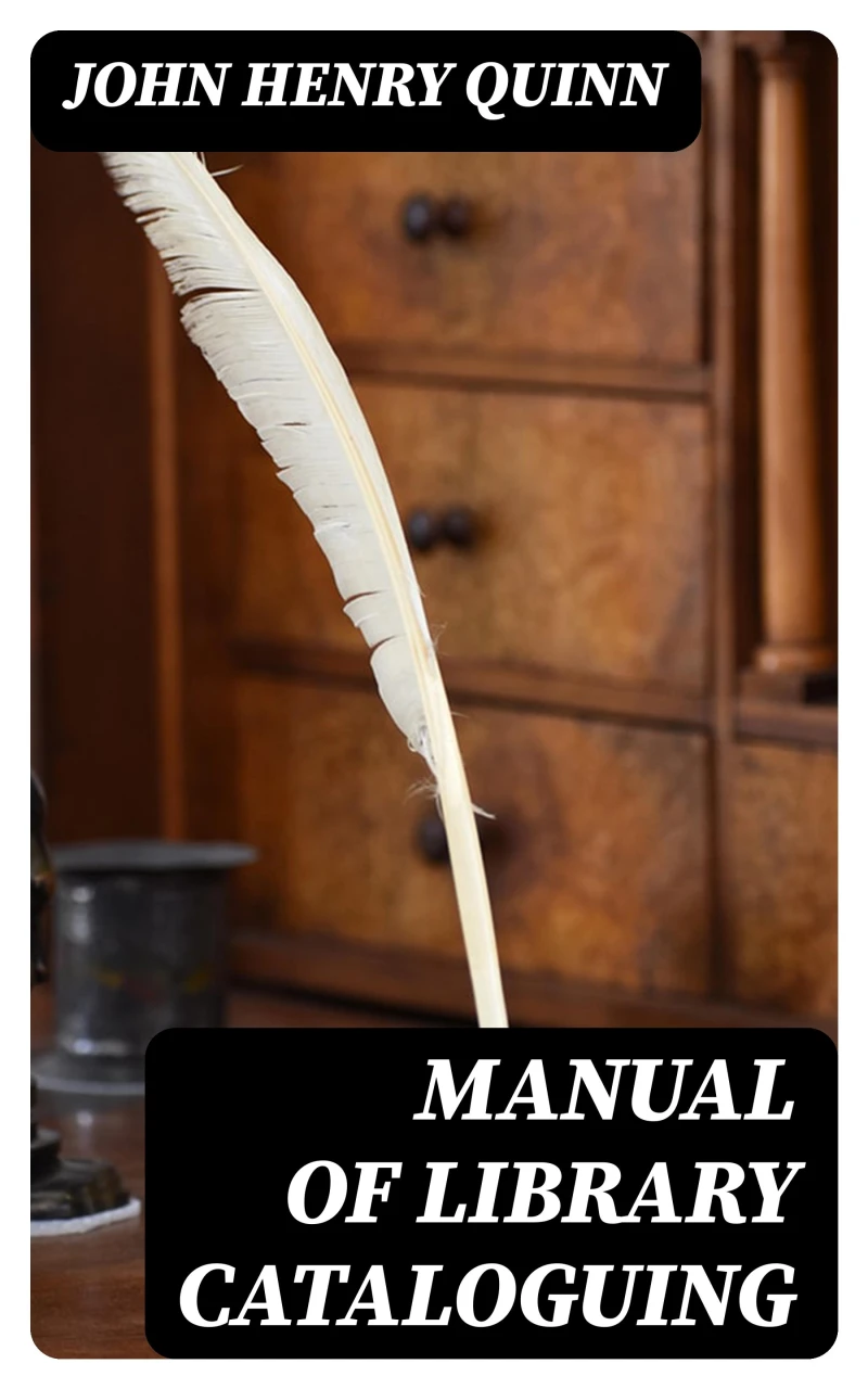 Portada: Manual of Library Cataloguing