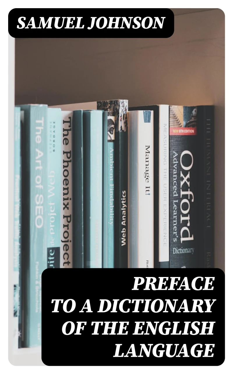 Portada: Preface to a Dictionary of the English Language