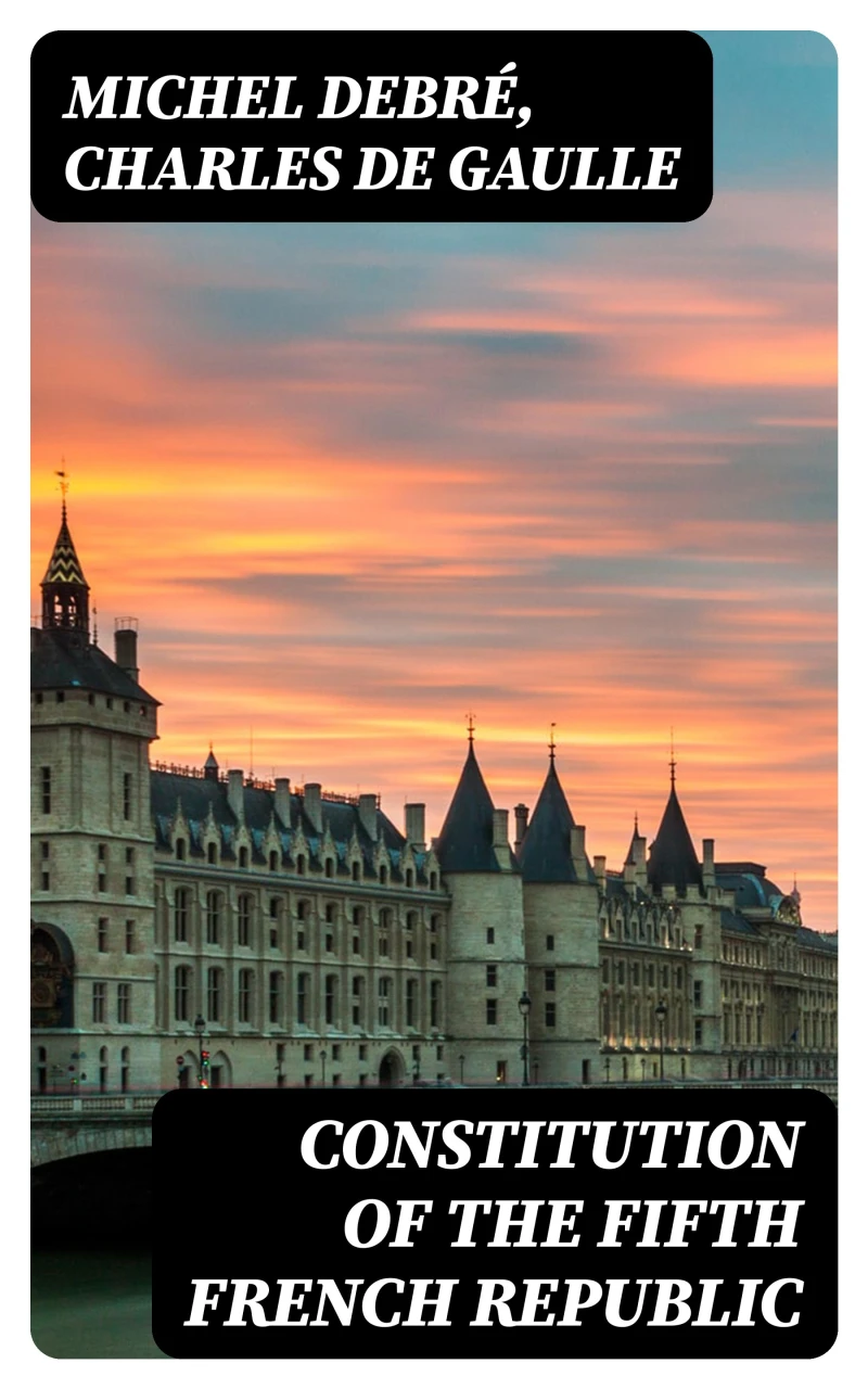Portada: Constitution of the Fifth French Republic