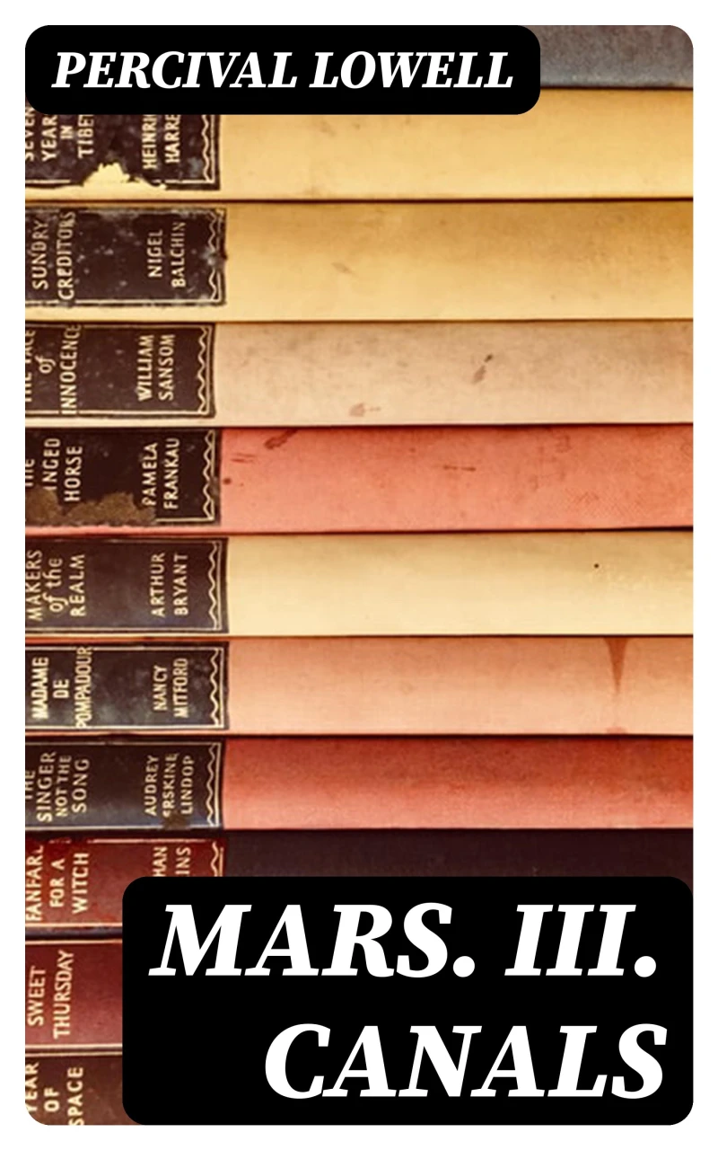 Portada: Mars. III. Canals