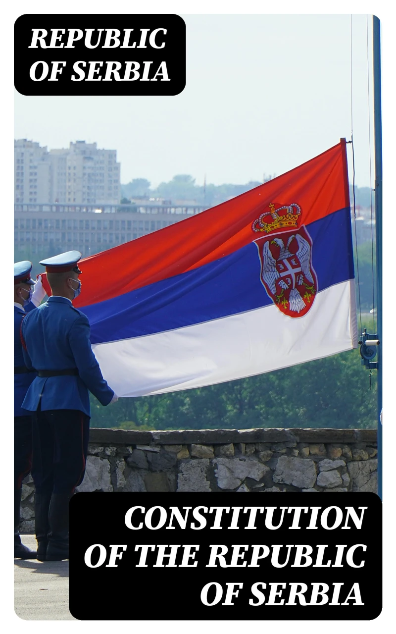 Portada: Constitution of the Republic of Serbia