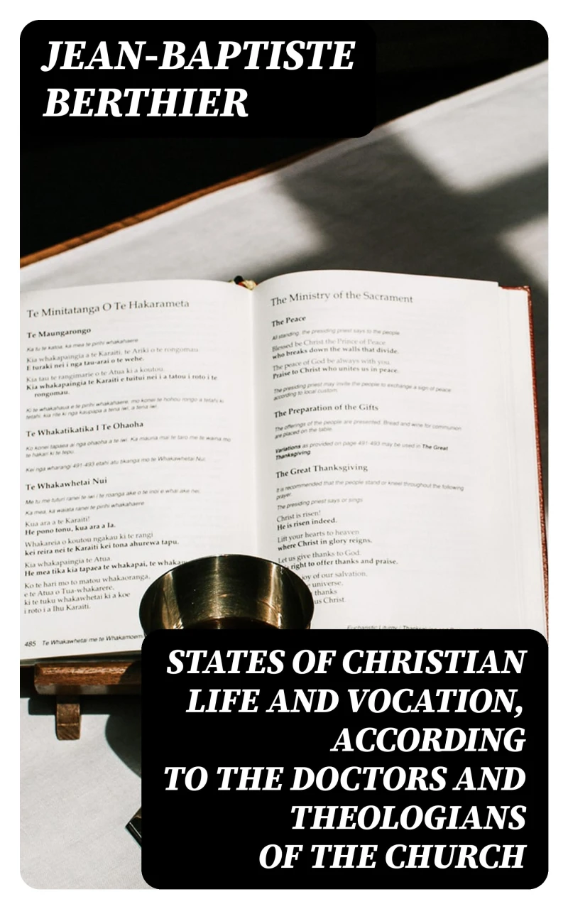 Portada: States of Christian Life and Vocation, According to the Doctors and Theologians of the Church