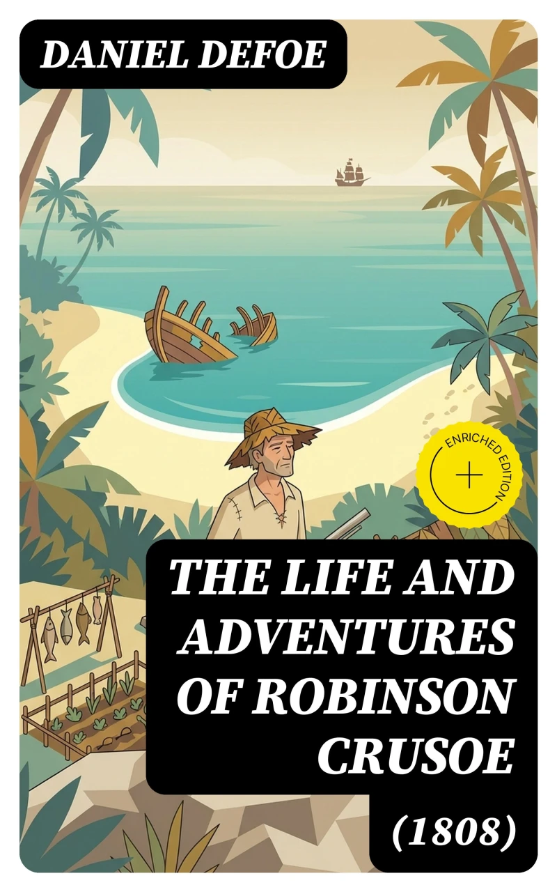 Portada: The Life and Adventures of Robinson Crusoe (1808) (Annotated)