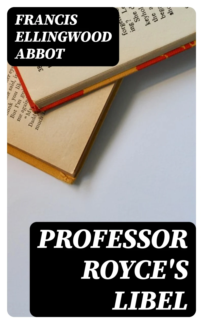 Portada: Professor Royce's Libel