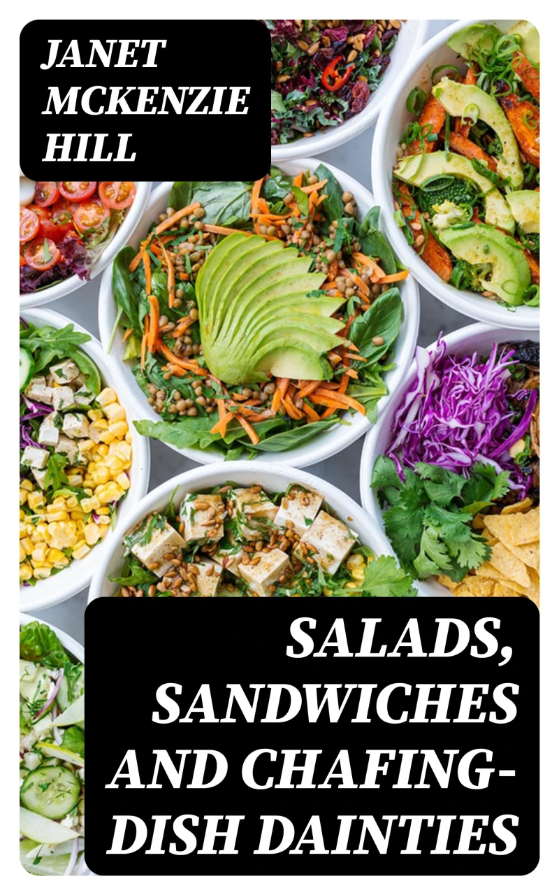 Portada: Salads, Sandwiches and Chafing-Dish Dainties