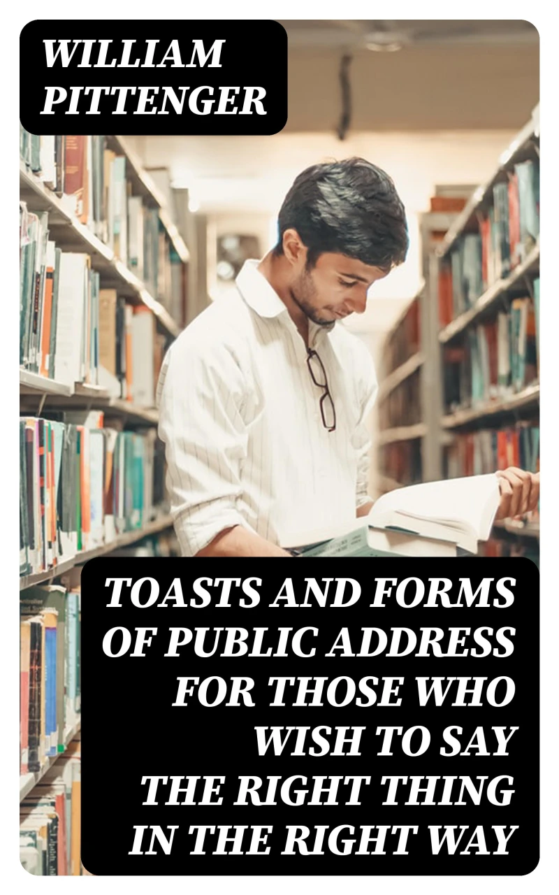 Portada: Toasts and Forms of Public Address for Those Who Wish to Say the Right Thing in the Right Way