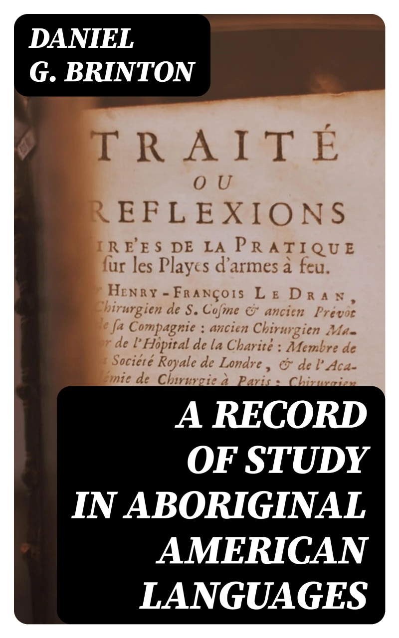 Portada: A Record of Study in Aboriginal American Languages