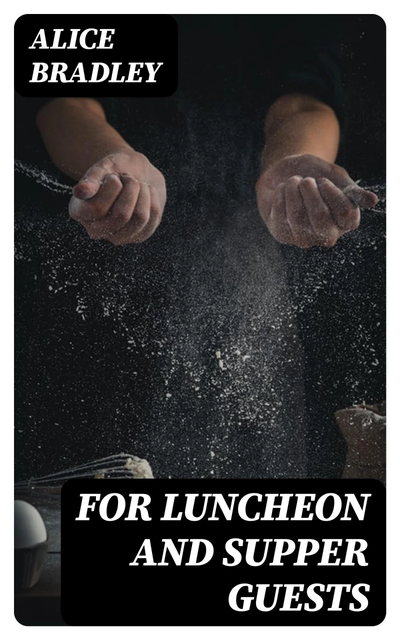 Portada: For Luncheon and Supper Guests
