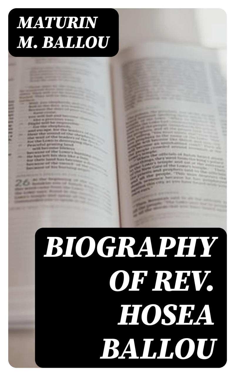 Portada: Biography of Rev. Hosea Ballou