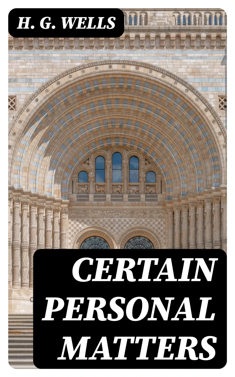 Portada: Certain Personal Matters