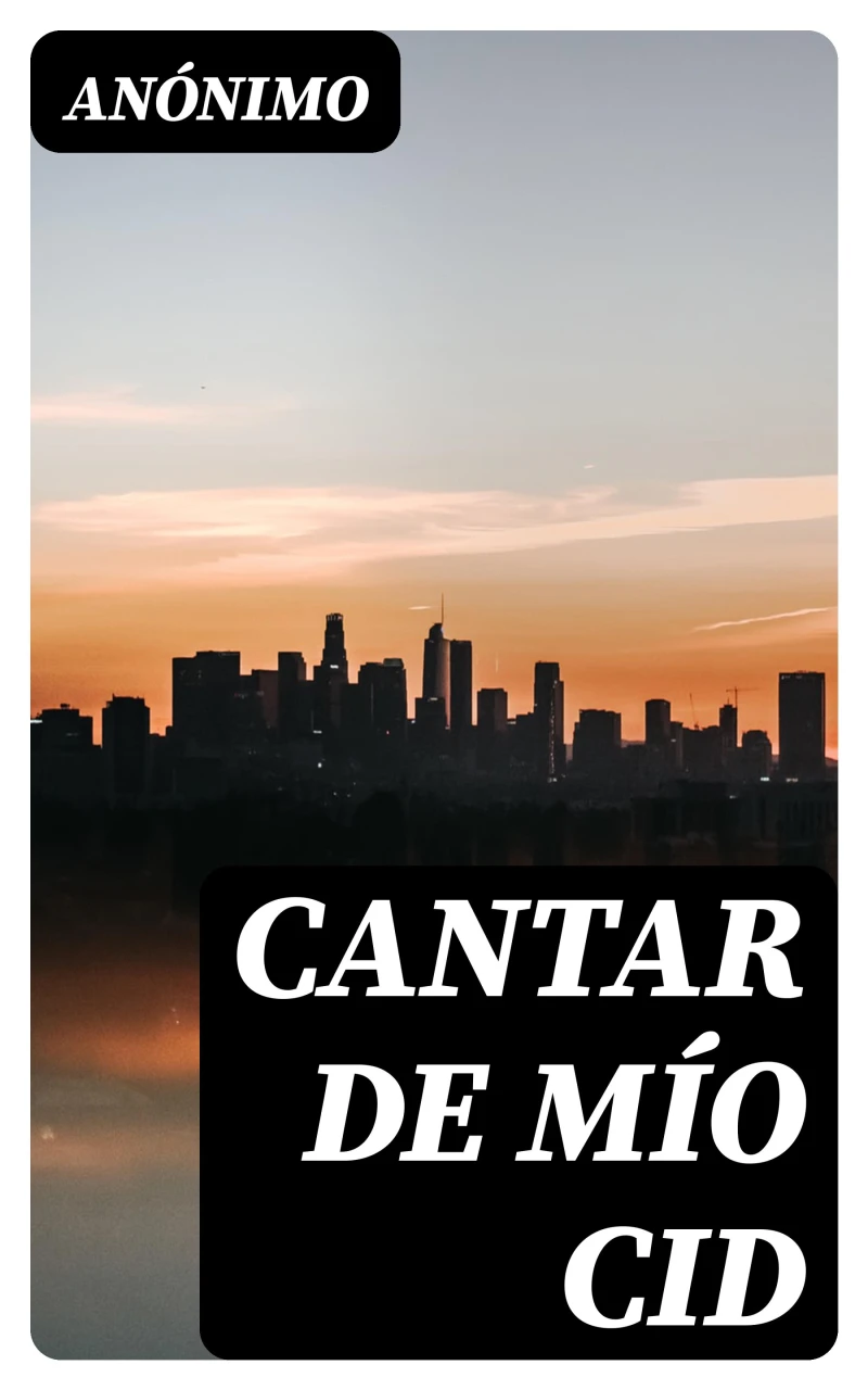 Portada: Cantar de mío Cid