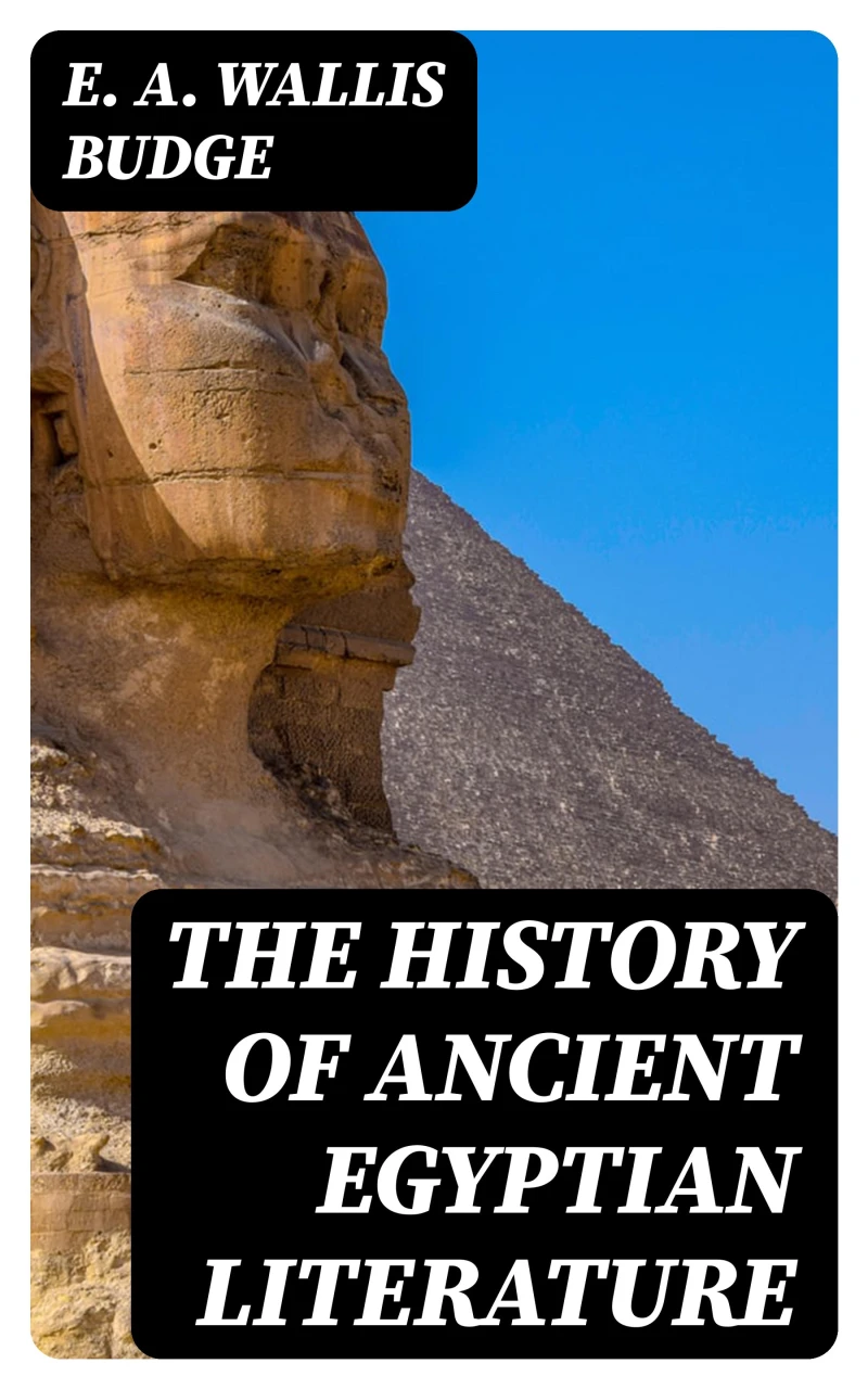 Portada: The History of Ancient Egyptian Literature