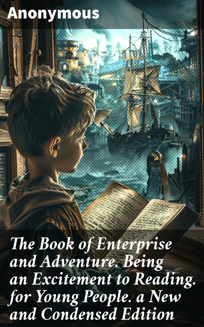 Portada: The Book of Enterprise and Adventure. Being an Excitement to Reading. for Young People. a New and Condensed Edition