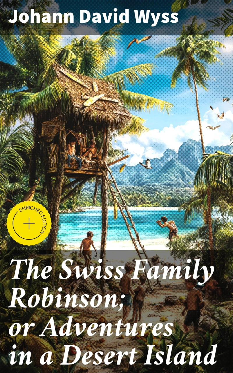Portada: The Swiss Family Robinson; or Adventures in a Desert Island