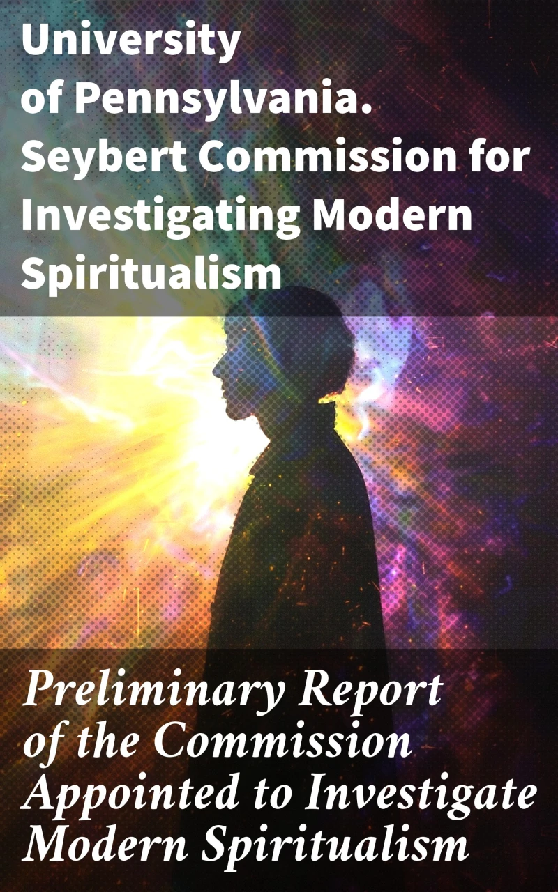 Portada: Preliminary Report of the Commission Appointed to Investigate Modern Spiritualism
