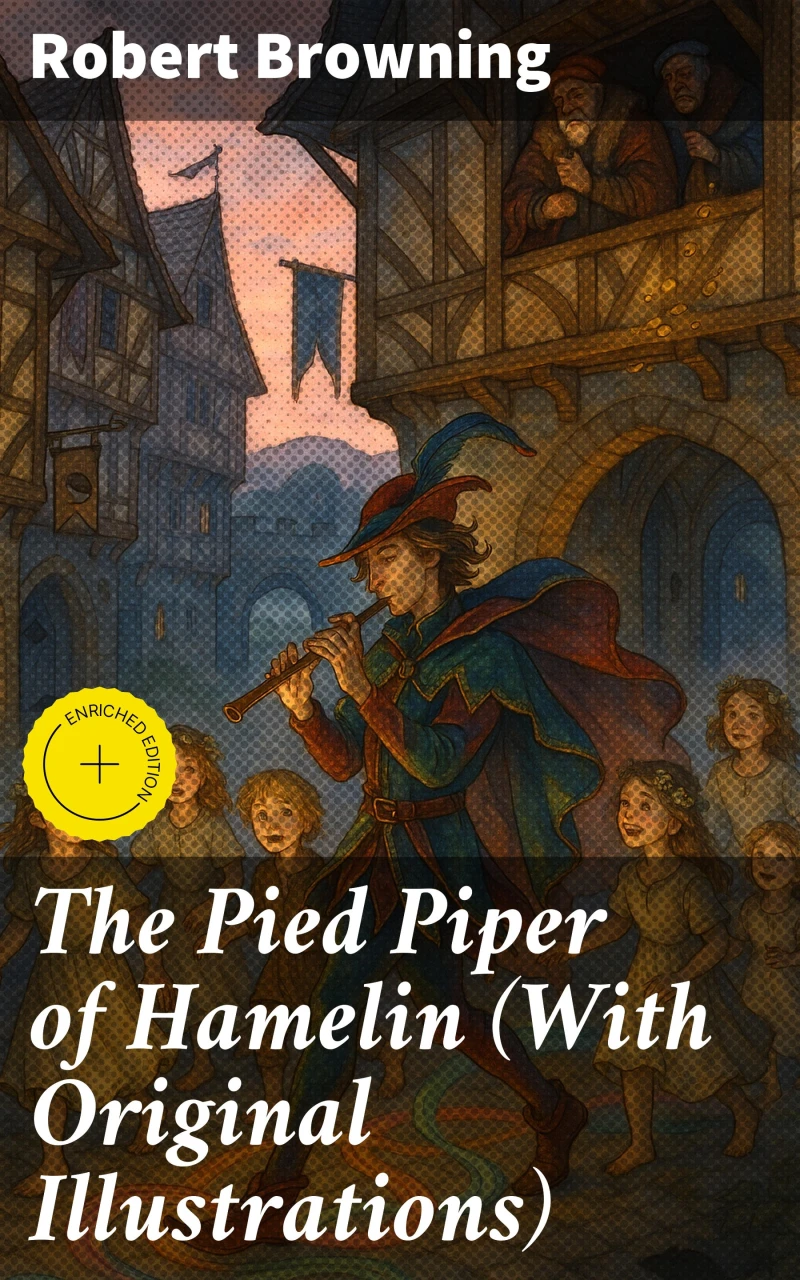 Portada: The Pied Piper of Hamelin (With Original Illustrations)