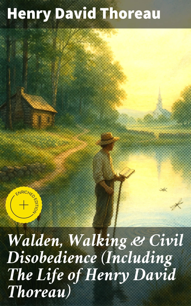 Portada: Walden, Walking & Civil Disobedience (Including The Life of Henry David Thoreau)