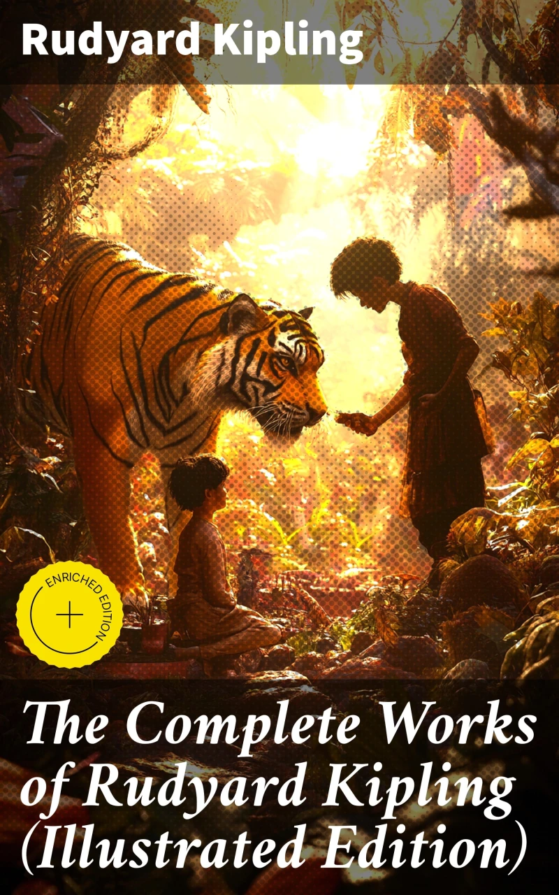 Portada: The Complete Works of Rudyard Kipling (Illustrated Edition)