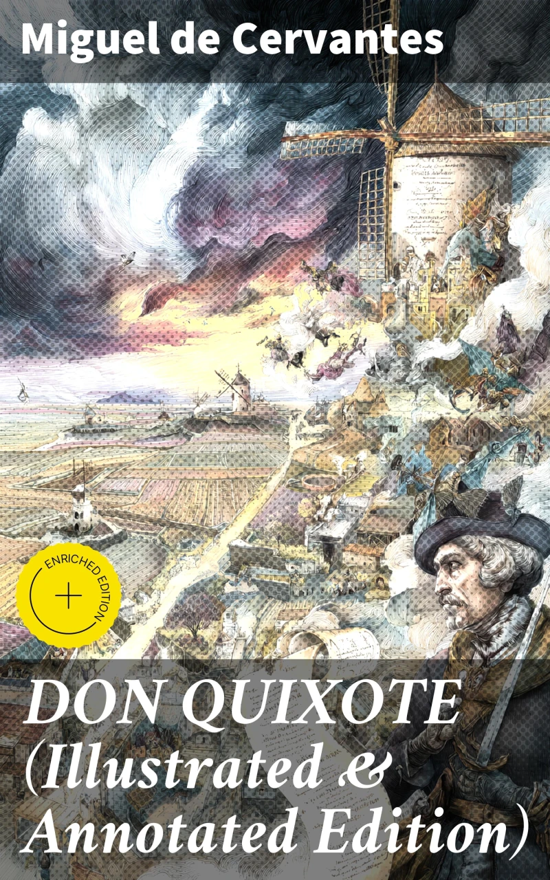 Portada: DON QUIXOTE (Illustrated & Annotated Edition)