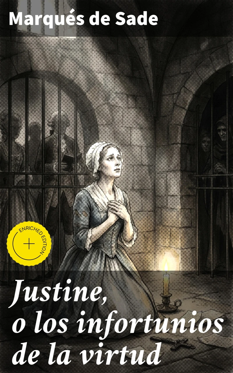 Portada: Justine, o los infortunios de la virtud