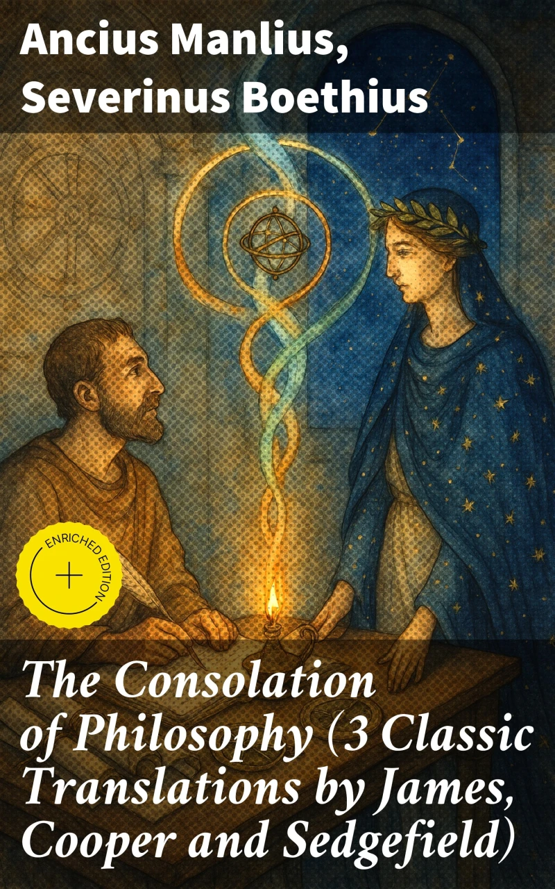 Portada: The Consolation of Philosophy (3 Classic Translations by James, Cooper and Sedgefield)