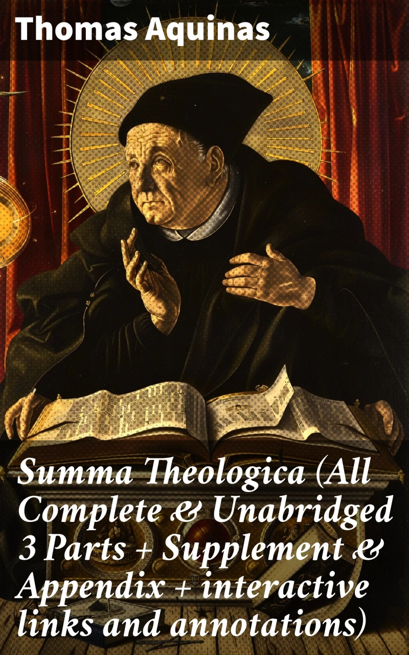 Portada: Summa Theologica (All Complete & Unabridged 3 Parts + Supplement & Appendix + interactive links and annotations)