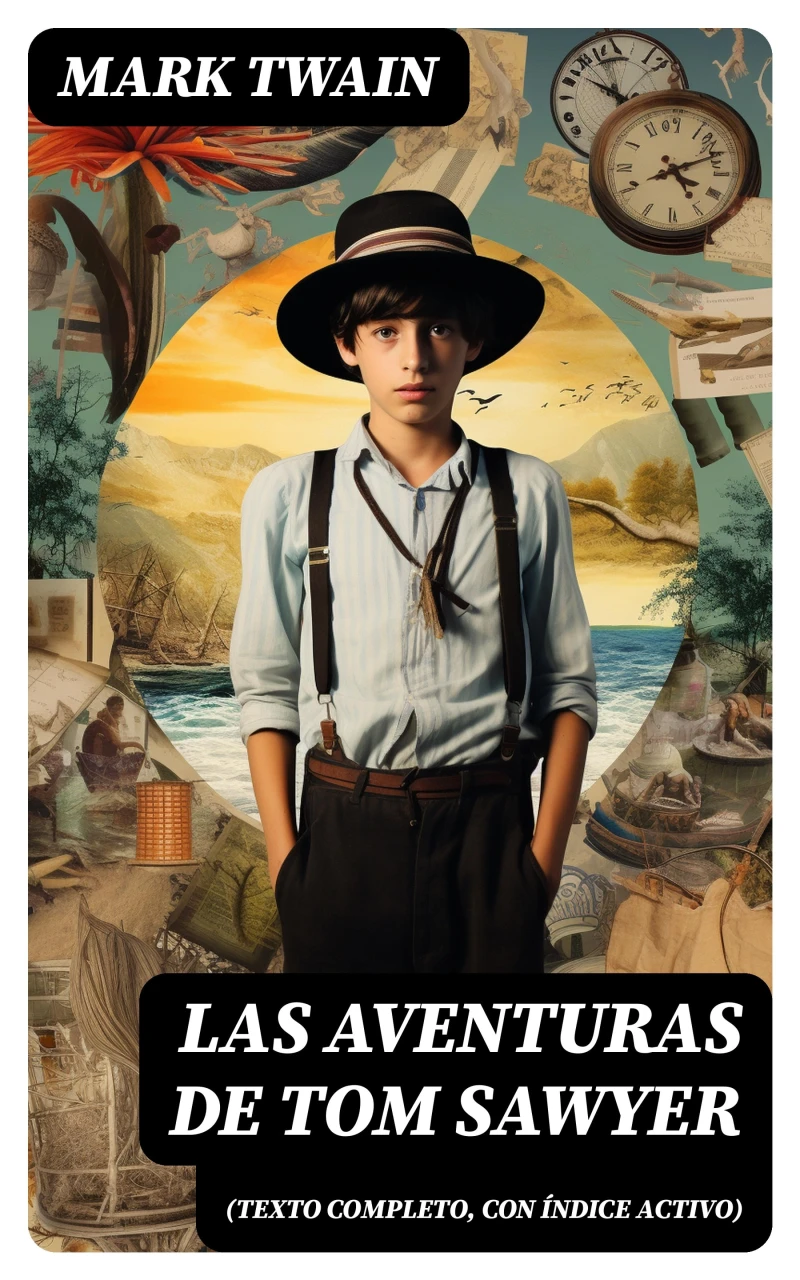 Portada: Las aventuras de Tom Sawyer (texto completo, con índice activo)