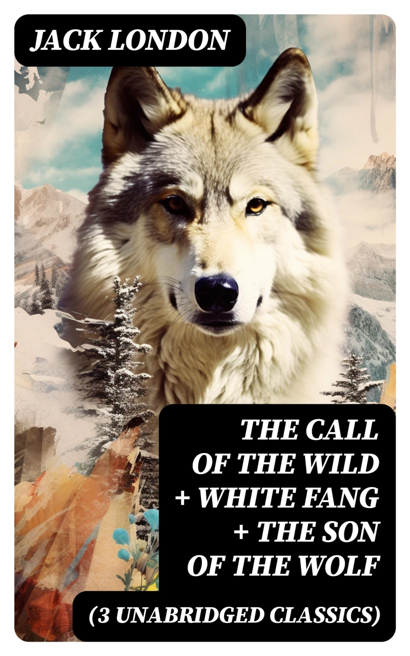 Portada: The Call of the Wild + White Fang + The Son of the Wolf (3 Unabridged Classics)