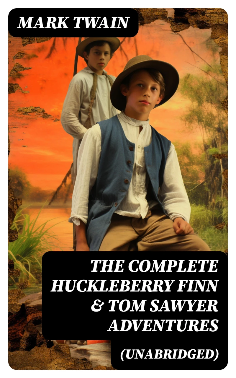 Portada: The Complete Huckleberry Finn & Tom Sawyer Adventures (Unabridged)
