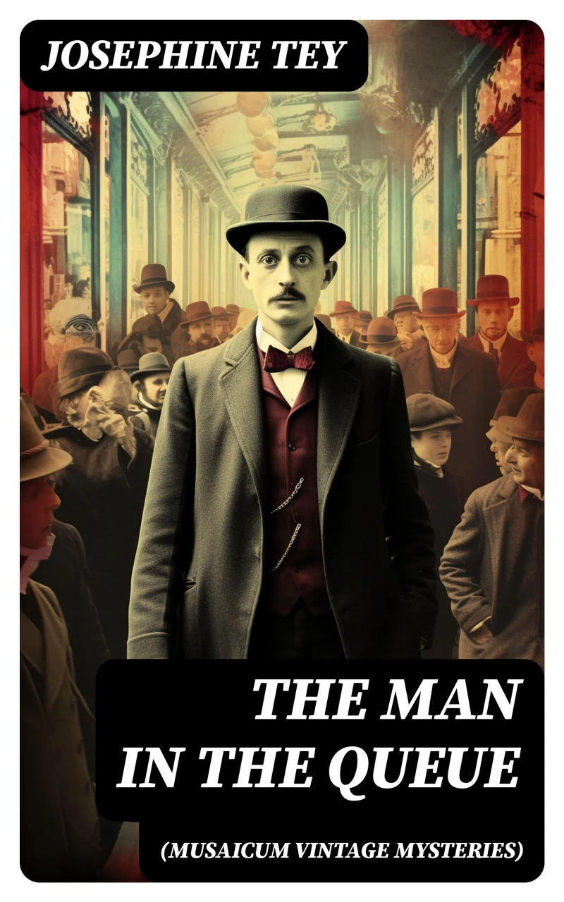 Portada: The Man in the Queue (Musaicum Vintage Mysteries)