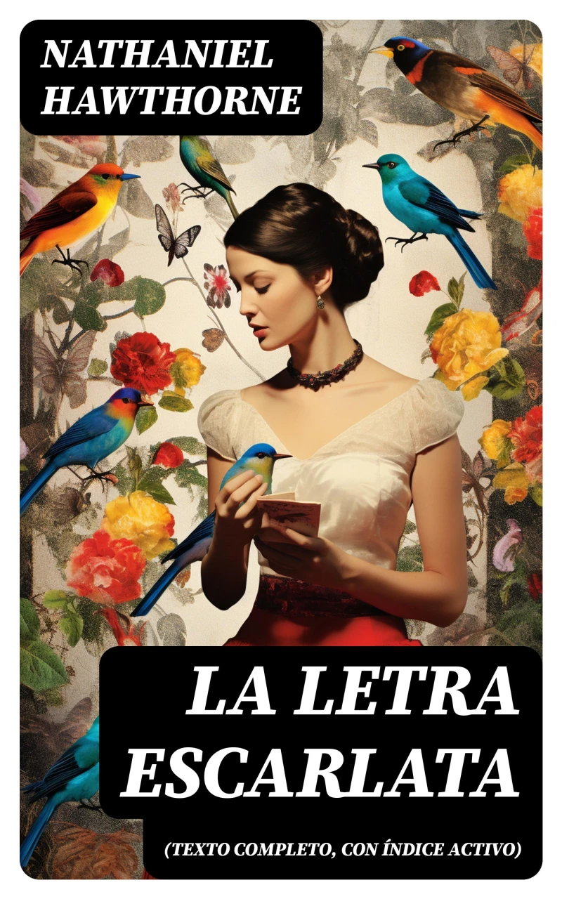 Portada: La letra escarlata (texto completo, con índice activo)