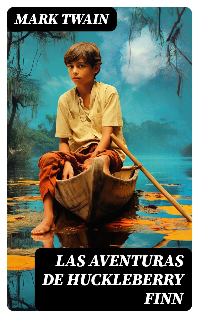 Portada: Las aventuras de Huckleberry Finn