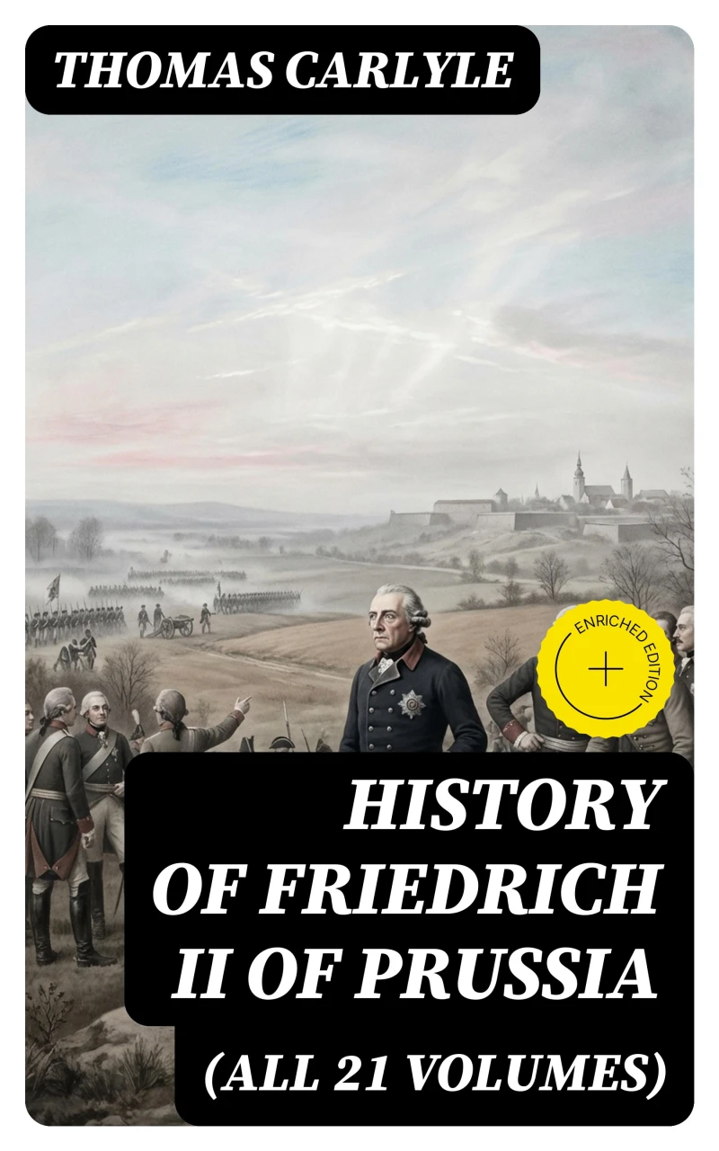 Portada: History of Friedrich II of Prussia (All 21 Volumes) (Annotated)
