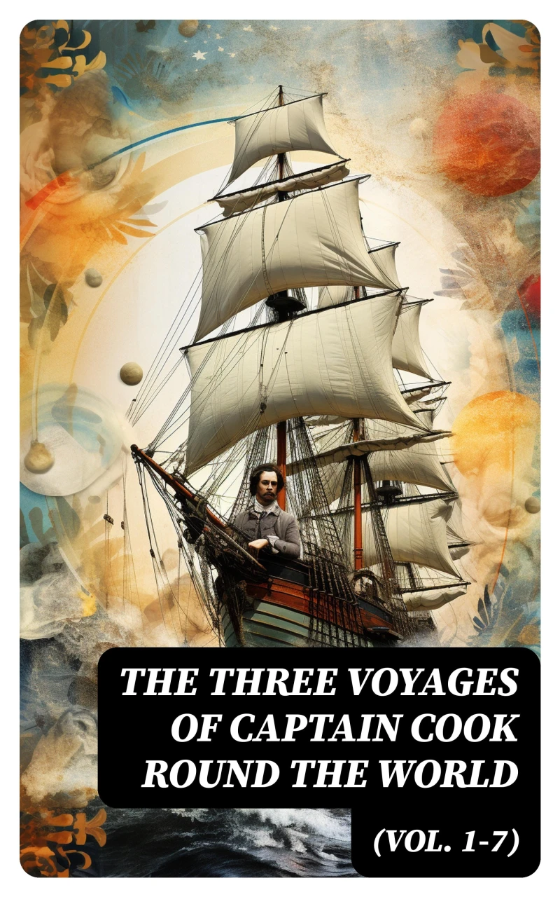 Portada: The Three Voyages of Captain Cook Round the World (Vol. 1-7)
