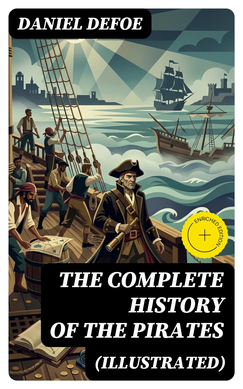 Portada: THE COMPLETE HISTORY OF THE PIRATES (Illustrated) (Annotated)
