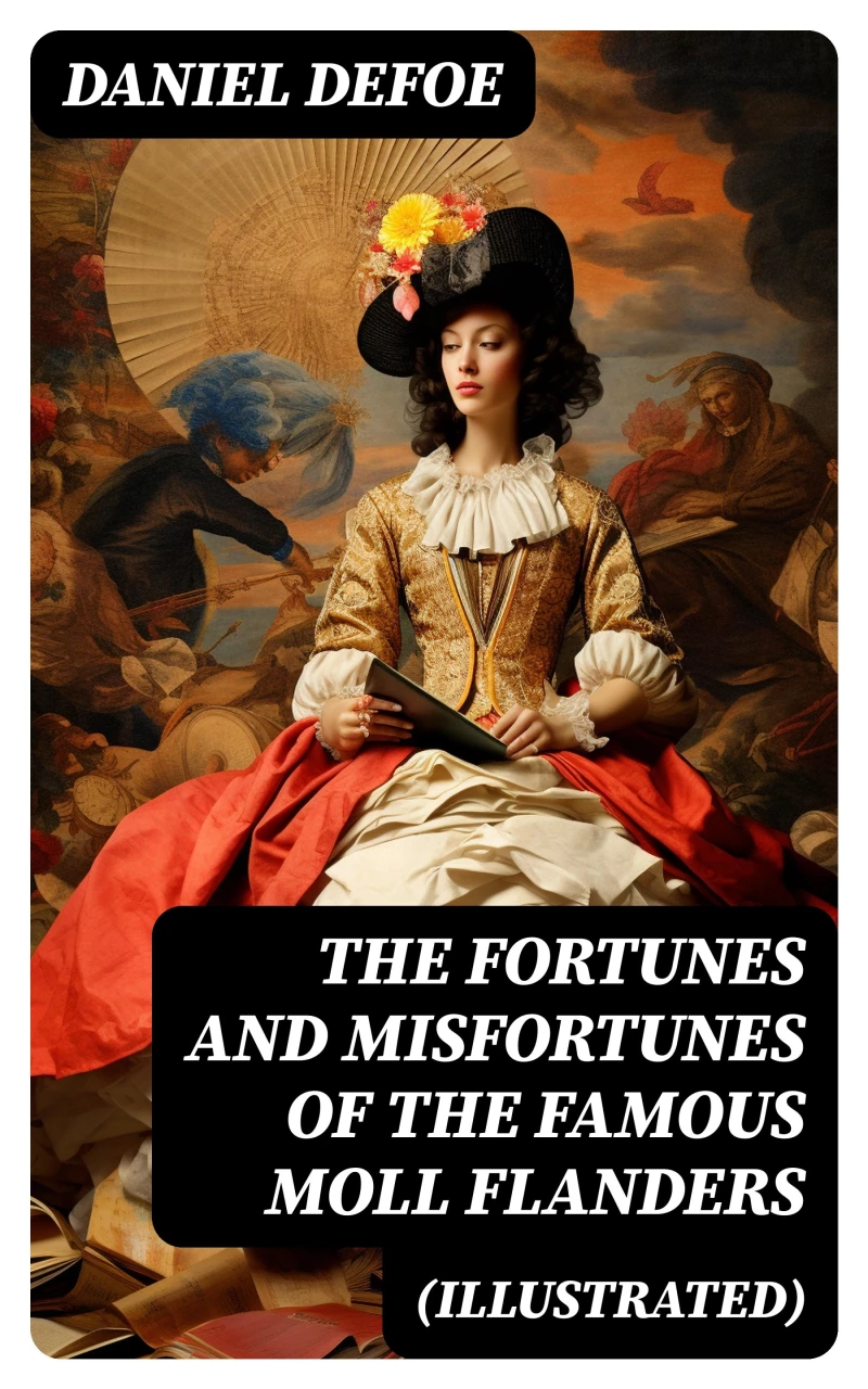 Portada: The Fortunes and Misfortunes of the Famous Moll Flanders (Illustrated)