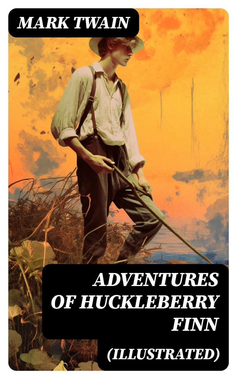 Portada: Adventures of Huckleberry Finn (Illustrated)