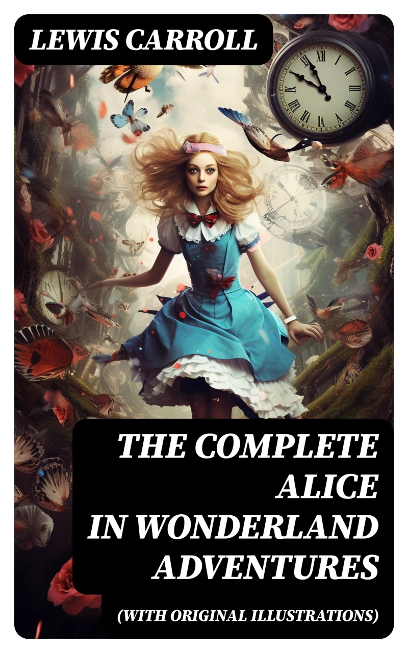Portada: THE COMPLETE ALICE IN WONDERLAND ADVENTURES (With Original Illustrations)